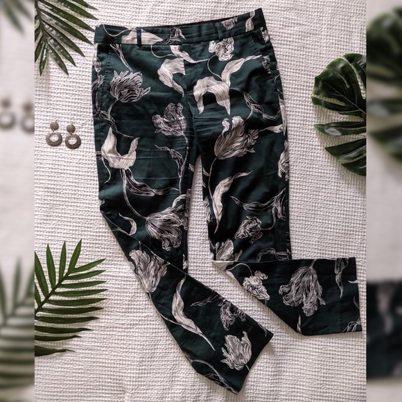 Floral pattern Banana Republic ankle pants - Picture 1 of 4